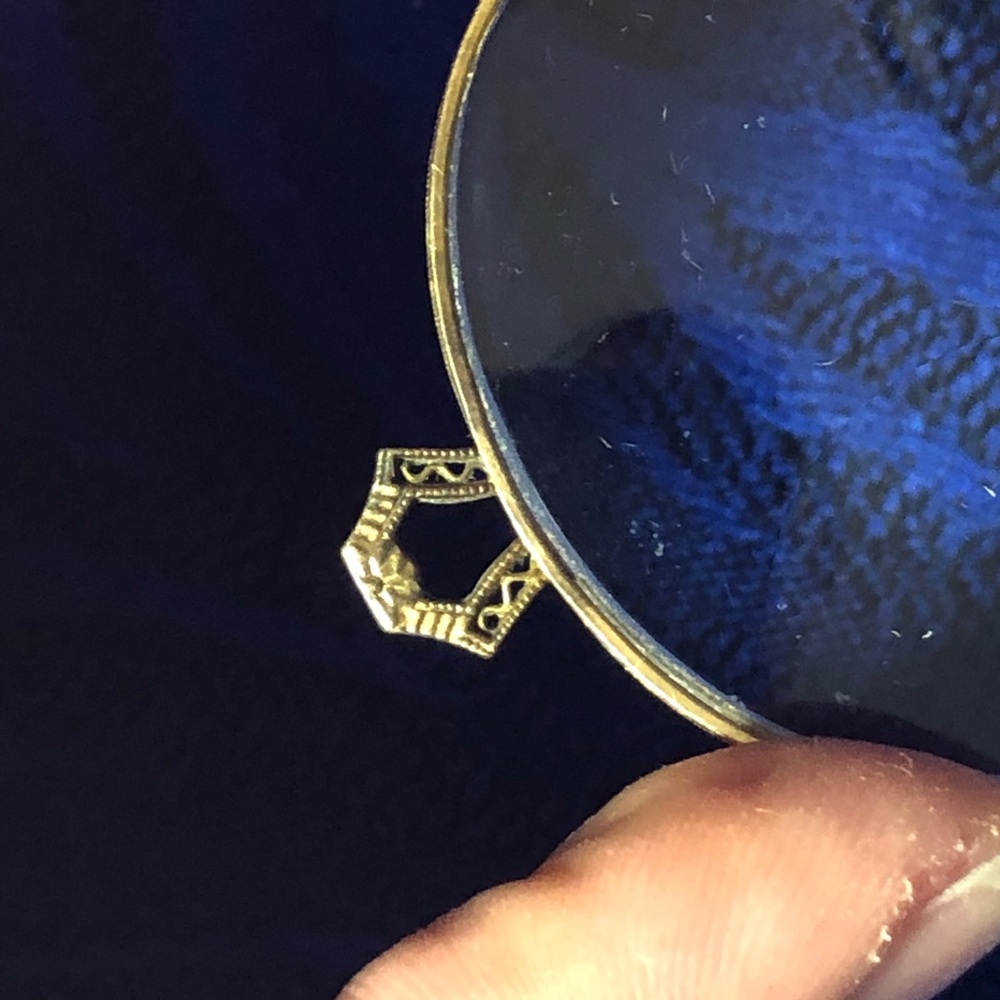 1/10 12k Vtg Engraved Oxford Lorgnette Spectacles